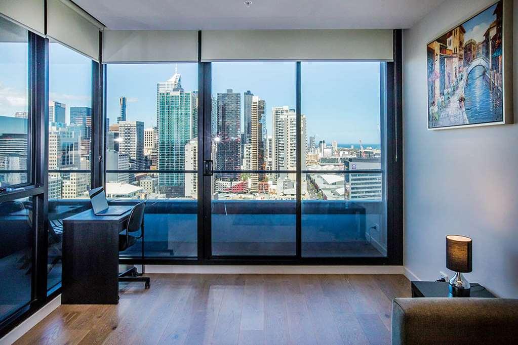 Spencer Street Apartments Melbourne Oda fotoğraf